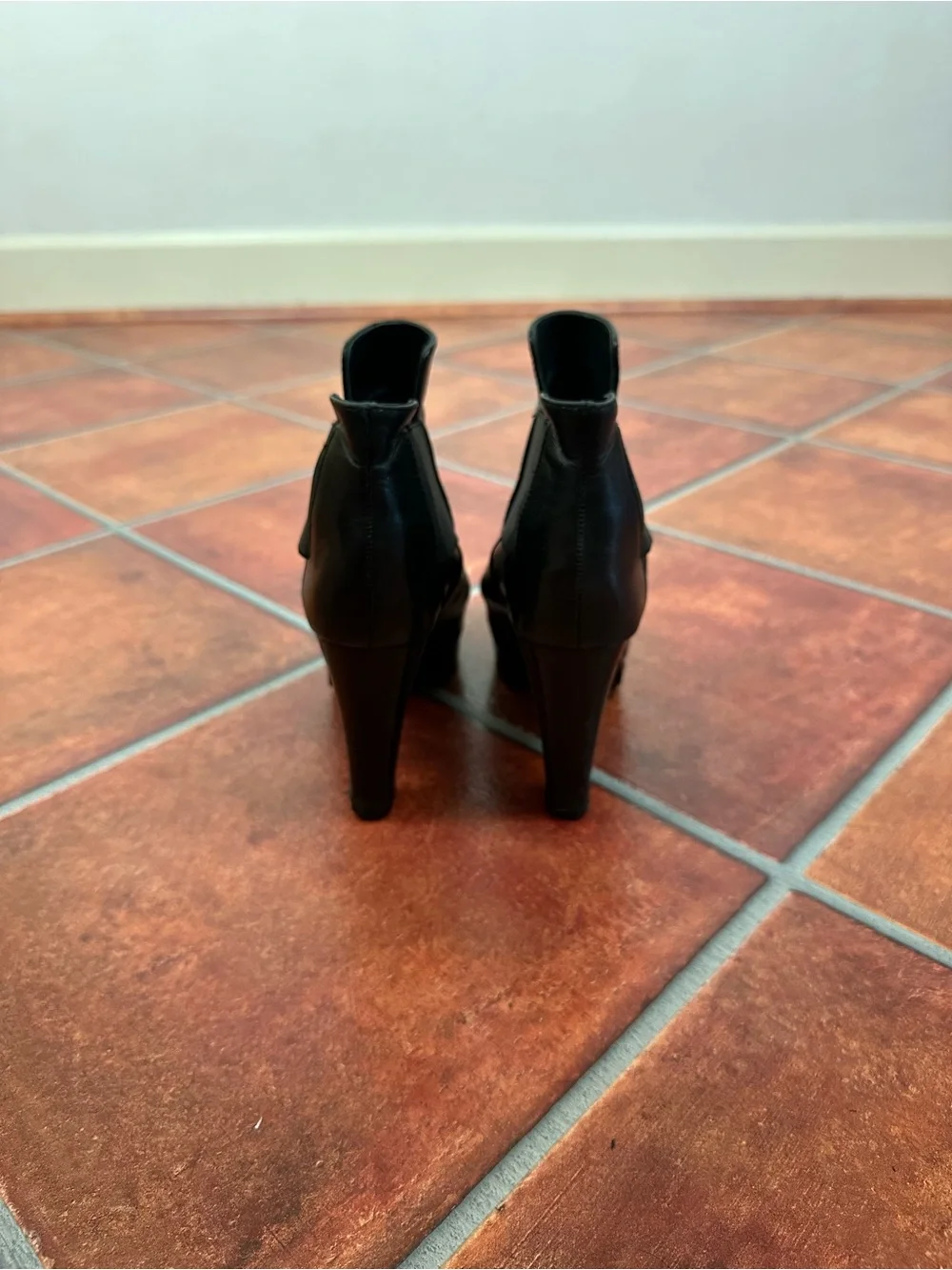 All Saints Sarris Leather Ankle Boots in Black